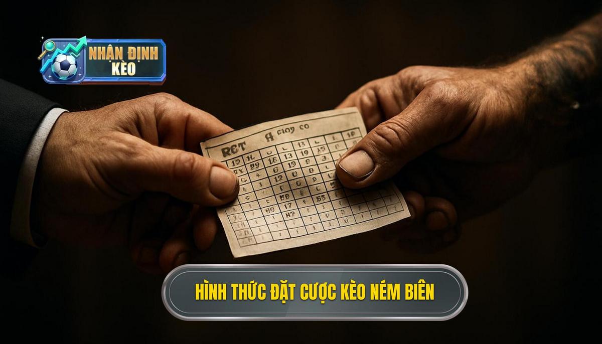 Các hình thức đặt cược kèo ném biên phổ biến nhất hiện nay