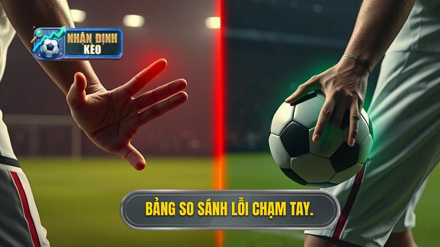 3. Bảng so sánh lỗi chạm tay.