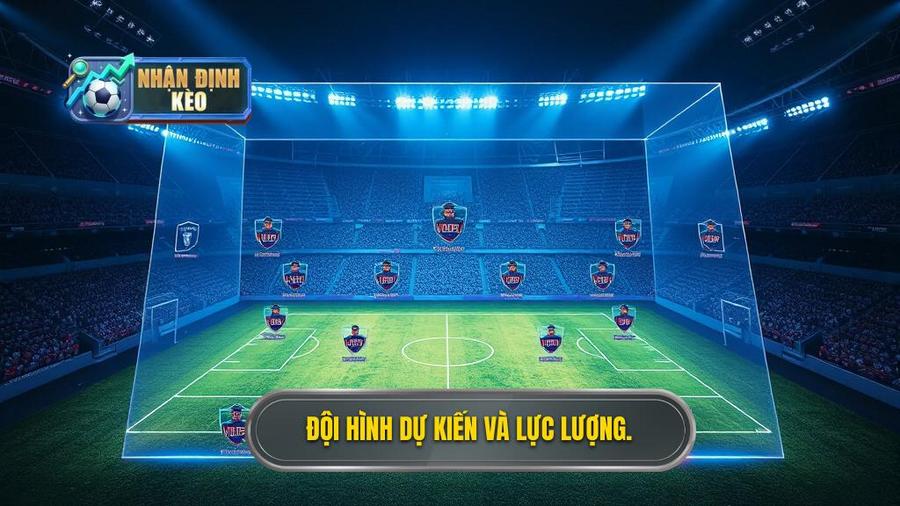 2. Đội hình dự kiến và lực lượng.
