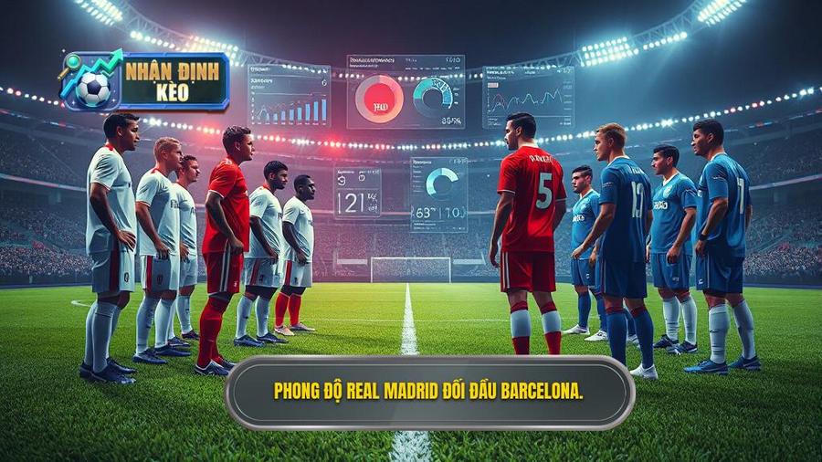 2. Phong độ Real Madrid đối đầu Barcelona.