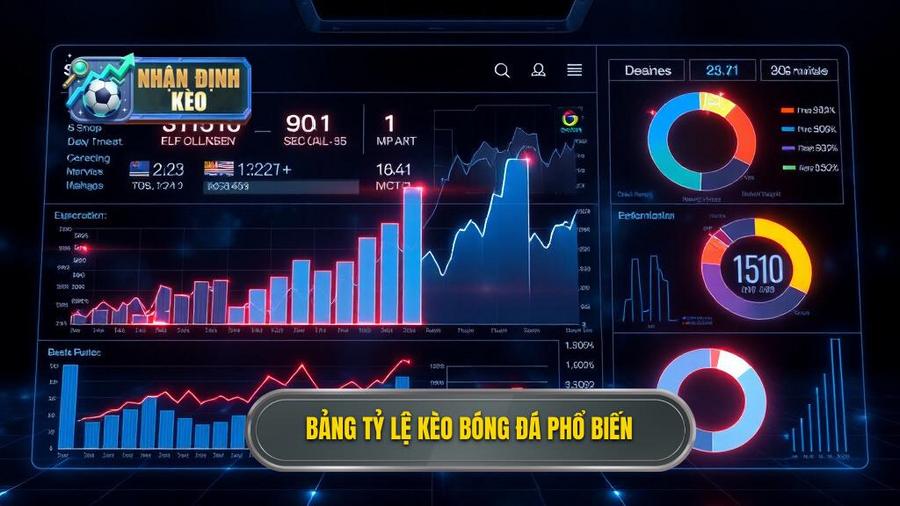 3. Bảng tỷ lệ kèo bóng đá phổ biến